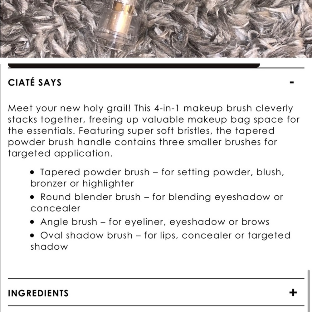 Ciate 4 in 1 make up brush - Picture 7 of 8